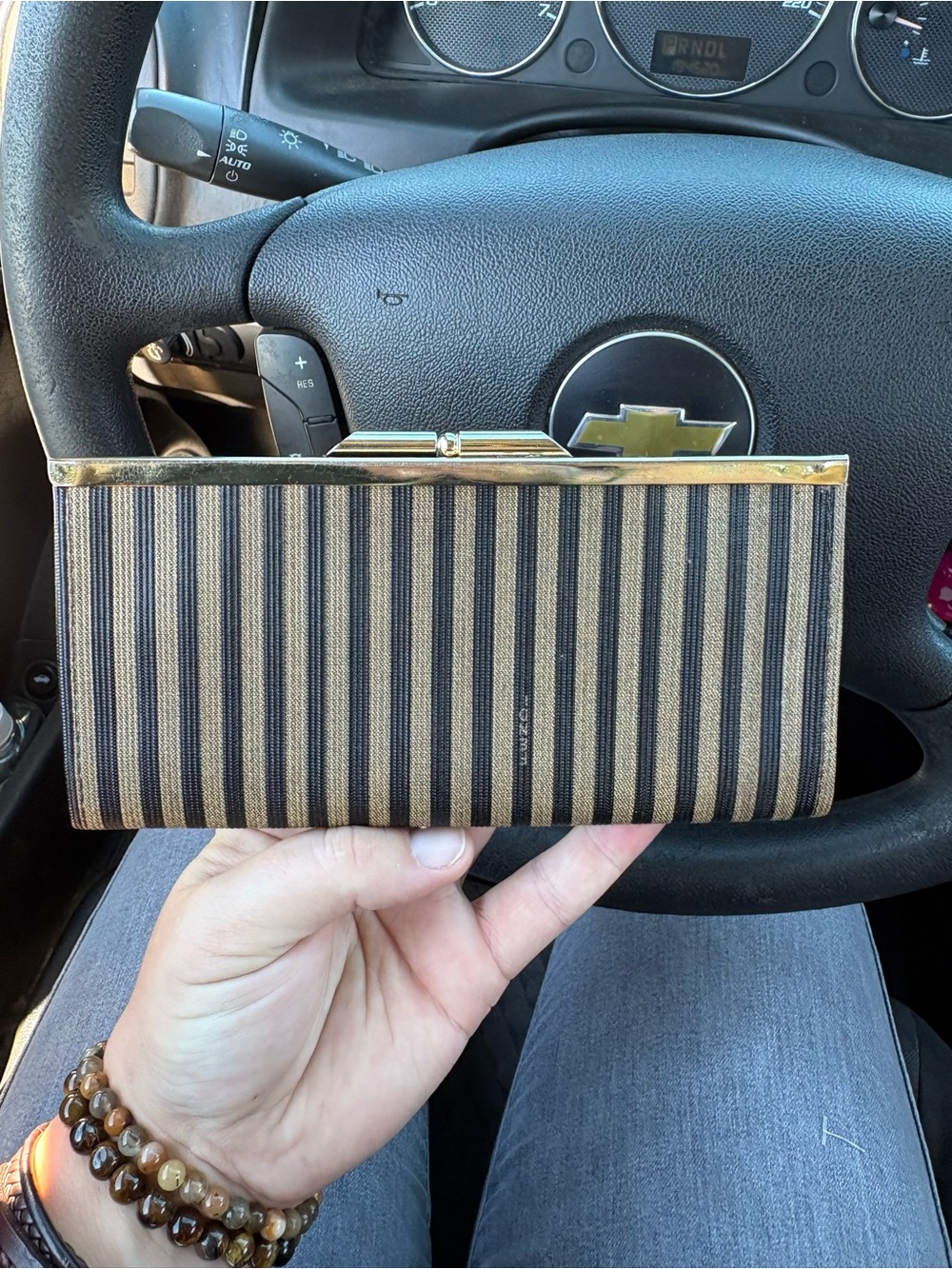 1970 Fendi Kiss lock Wallet